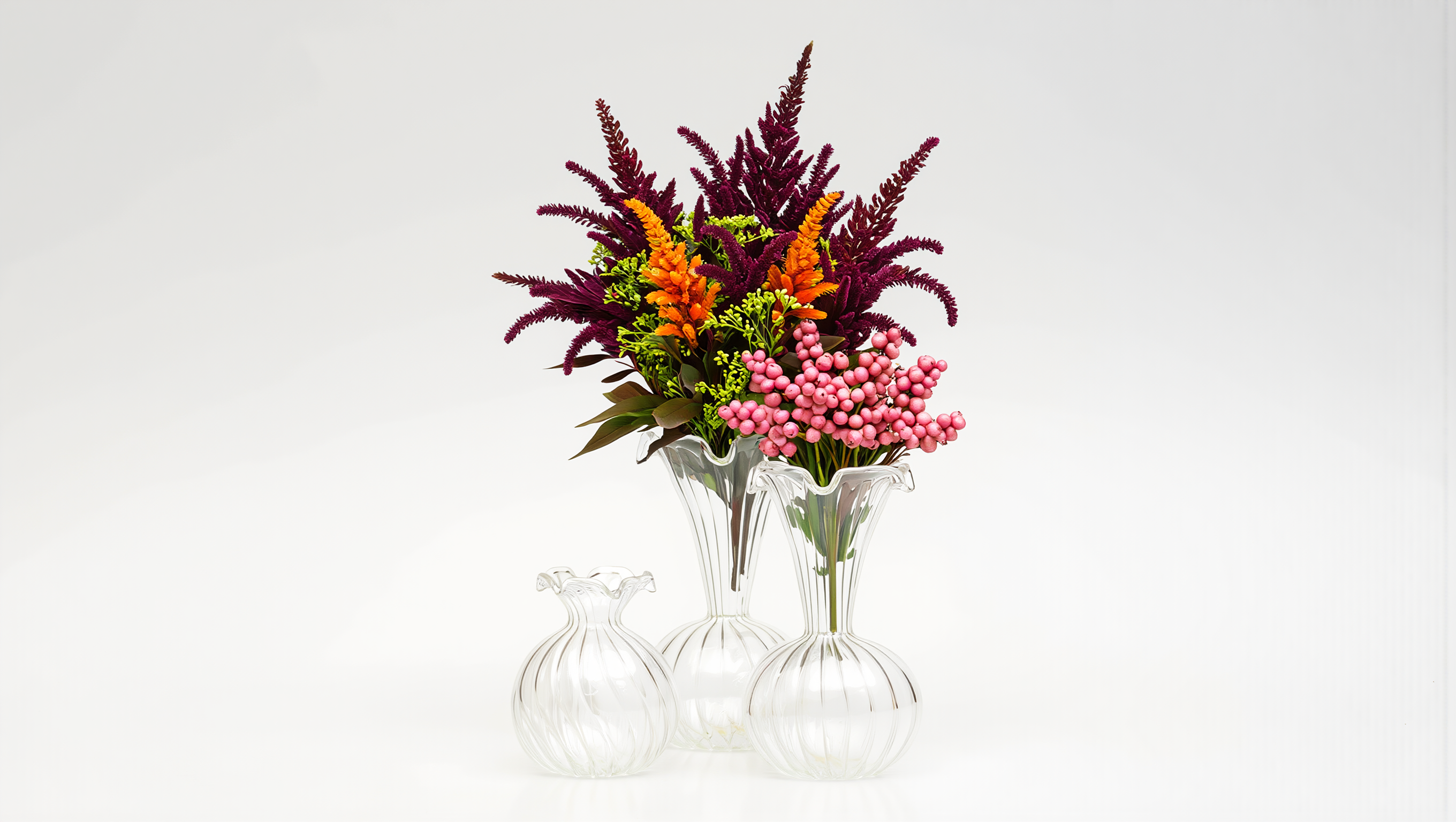 Lumira Aurora Hand-Blown Glass Vase Collection